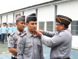 Rutan Kotabumi Gelar Upacara Hari Kesadaran Nasional dan Penyematan Kenaikan Pangkat