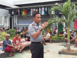 Kepala Lapas Kotabumi Beri Arahan Kepada Warga Binaan Terkait Kebersihan dan Tata Tertib