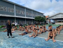 Perkuat Imun Tubuh, Warga Binaan Rutan Sukadana Berjemur di Pagi Hari