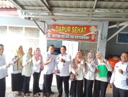 Rutan Kotabumi Terima Kunjungan Dinkes dan Puskesmas Untuk Pemeriksaan Laik Higiene Dapur