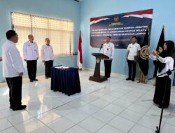 Kalapas Ade Kusmanto Hadiri Pelantikan Pejabat Kanwil Ditjenpas Lampung