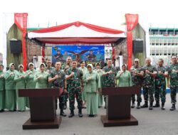 Brigjen TNI Rikas Hidayatullah Hadiri Acara Tradisi Penerimaan dan Pelepasan Pangdam II/Sriwijaya