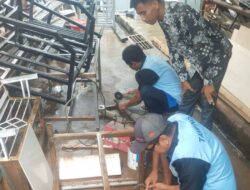 Dorong Kreativitas, Warga Binaan Rutan Sukadana Ubah Besi Bekas Menjadi Kursi Bernilai Tinggi