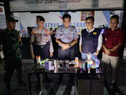 Polri Bersama TNI serta BNNK Razia dan Tes Urine Warga Binaan Lapas Kalianda
