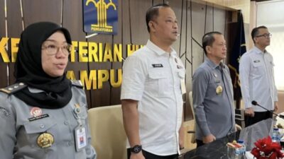 Kakanwil Ditjenpas Lampung Ikuti Pembukaan Rekonsiliasi dan Pemutakhiran Data Laporan Keuangan dan Barang Milik Negara