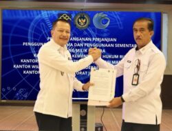 Kakanwil Ditjenpas Riau Gelar Penandatanganan Perjanjian Penggunaan Sementara dan Penggunaan Bersama BMN Dalam Meningkatkan Efisiensi dan Efektivitas Pemanfaatan BMN