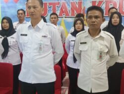 Karutan Fajar Ferdinan Beserta Jajaran Rutan Kelas IIB Krui Ikuti Apel Bersama Secara Virtul