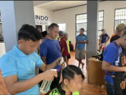 Lapas Kotaagung Gelar Cukur Rambut Gratis Bagi Seluruh Warga Binaan