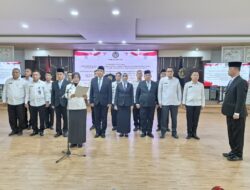 Kakanwil Ditjenpas Lampung Pimpin Pelantikan dan Pengambilan Sumpah Jabatan Kalapas dan Karutan serta Penandatanganan Komitmen Bersama Anti Halinar