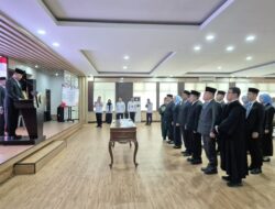 Kakanwil Jalu Yuswa Panjang Pimpin Pelantikan dan Serah Terima Jabatan Kalapas dan Karutan di Lingkungan Kanwil Ditjenpas Lampung