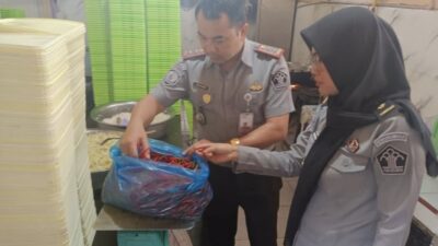 Karutan Kota Agung Lakukan Monitoring Dapur Untuk Cek Penyediaan dan Pendistribusian Makan Bagi Warga Binaan