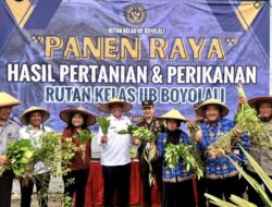 Dukung Program Ketahanan Pangan, Kepala Kanwil Ditjenpas Jateng Panen Raya di Rutan Boyolali