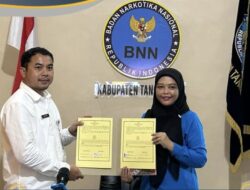 Kepala Rutan Kota Agung Laksanakan Penandatanganan PKS Dengan BNNK Tanggamus
