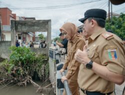 Wagub Jihan Nurlela Tinjau Lokasi Banjir di Bandar Lampung, Normalisasi Sungai Dilakukan di Tiga Titik