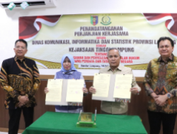 Dinas Kominfotik Provinsi Lampung Jalin Kerja Sama Dengan Kejaksaan Tinggi Lampung, Perkuat Tata Kelola Pemerintahan