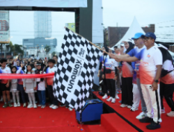 Pj. Gubernur Samsudin Lepas Peserta Bank Lampung Run 2025