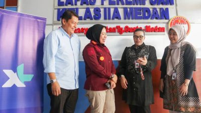 Program SheInspire Sinergi Berdaya, XL Axiata Berdayakan Warga Binaan Lapas Perempuan IIA Medan