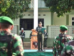 Upacara Bulanan, Korem 043/Gatam Laksanakan Petunjuk dan Arahan Pangdam II/Swj