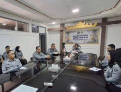 Kalapas Ike Rahmawati Beserta Jajaran Lapas Kelas I Bandar Lampung Ikuti Sosialisasi Peraturan Menteri Imigrasi dan Pemasyarakatan