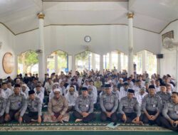 Ratusan Warga Binaan Lapas Narkotika Bandar Lampung Ikuti Pesantren Kilat Pelatihan Fardhu Kifayah