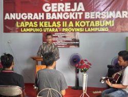 Lapas Kelas IIA Kotabumi Gelar Ibadah Umat Kristiani Sebagai Wujud Toleransi dan Pembinaan Spiritual