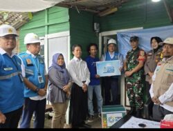 Gapai Berkah di Bulan Ramadhan, Donasi Pegawai PLN UID Lampung Nyalakan Sambungan Listrik Gratis