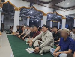 Rutan Kotabumi Gelar Shalat Tarawih dan Tadarus Al-Qur’an Untuk Tingkatkan Spiritual Warga Binaan