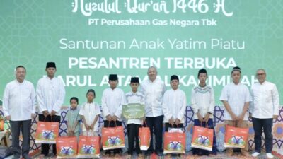 Berbagi Kebahagiaan di Bulan Suci Ramadhan 1446 H, PGN Beri Santunan CSR 10.541 Anak Yatim