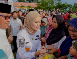 Tinjau Pasar Murah di Lampung Tengah, Wagub Jihan Pastikan Stok Pangan Aman dan Harga Terjangkau