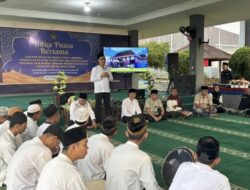 Pegawai dan Warga Binaan Lapas Banyuasin Buka Puasa Bersama Kanwil Ditjenpas Sumsel