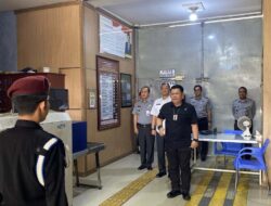 Inspektur Wilayah IV Lakukan Pengawasan Persiapan Kunjungan Idul Fitri 1446H di Lapas Narkotika Bandar Lampung