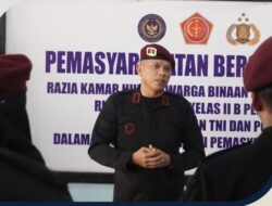 Pemasyarakatan Bersih-Bersih, Rutan Pemalang Laksanakan Razia Gabungan Kamar Hunian Warga Binaan
