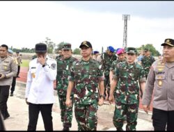 Danrem 043/Gatam Hadiri Safari Ramadhan Panglima TNI dan Kapolri Bersama Forkopimda Provinsi Lampung