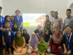 Manfaatkan limbah pertanian, Mahasiswa KKN UNILA adakan Sosialisasi Pertanian ramah lingkungan di Desa Negeri Campang Jaya