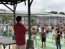 Lapas Kotabumi Gelar Senam Pagi Rutin Bagi Warga Binaan
