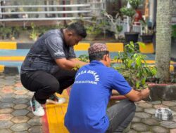 Keterampilan Baru, Warga Binaan Lapas Kotabumi Buat Tanaman Bonsai