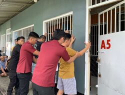 Langkah Aksi Panca Carana Laksya Pemasyarakatan, Rutan Sukadana Perkuat Pengawasan Melalui Razia Insidentil