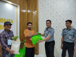 Wujud Kepedulian, Rutan Sukadana Gelar Bakti Sosial di Momen HBP Ke-61