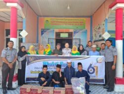 Sambut Hari Bakti Pemasyarakatan Ke-61, Lapas Muara Enim Gelar Bakti Sosial