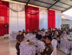 Hadiri Sertijab Kasubbag Pembinaan Kejari Lampung Timur, Kepala Rutan Sukadana Berikan Apresiasi dan Dukungan