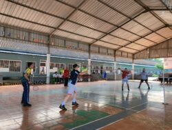 Laga Final Futsal-Badminton Meriahkan Peringatan HBP Ke-61 di Rutan Sukadana