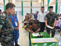 Danrem 043/Gatam Pimpin Penandatanganan Pakta Integritas Calon Taruna Akademi TNI 2025 di Lampung