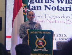 Pelatihan dan Pembekalan INI Lampung, Kadiv Yankum Benny Daryono Tekankan Pentingnya Integritas Notaris