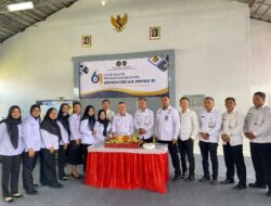 Peringati Hari Bakti Pemasyarakatan ke-61, Lapas Narkotika Bandar Lampung Gelar Tasyakuran dan Potong Tumpeng