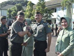 Danrem 043/Gatam Pimpin Upacara Laporan Korps dan Pelantikan Kenaikan Pangkat Periode 1 April 2025