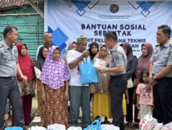 Lapas Kelas IIA Kotabumi Berikan Bantuan Sosial Paket Sembako Dalam Memperingati Hari Bhakti Pemasyarakatan ke-61