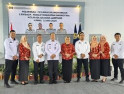 Pimpin Pelepasan Pegawai, Kalapas Narkotika Kelas IIA Bandar Lampung : Teguhkan Semangat Kekeluargaan dan Pengabdian
