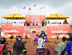 Bupati Egi Buka Ajang Motorace Series Putaran 1 di Kecamatan Jati Agung