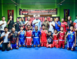 Bupati Egi Hadiri Final Kejuaraan Tinju Lampung Fight Night Vol 3 Tahun 2025