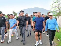 Jogging Pagi Bersama, Bupati Egi Terapkan Gaya Hidup Sehat dan Dukung Pariwisata Lokal